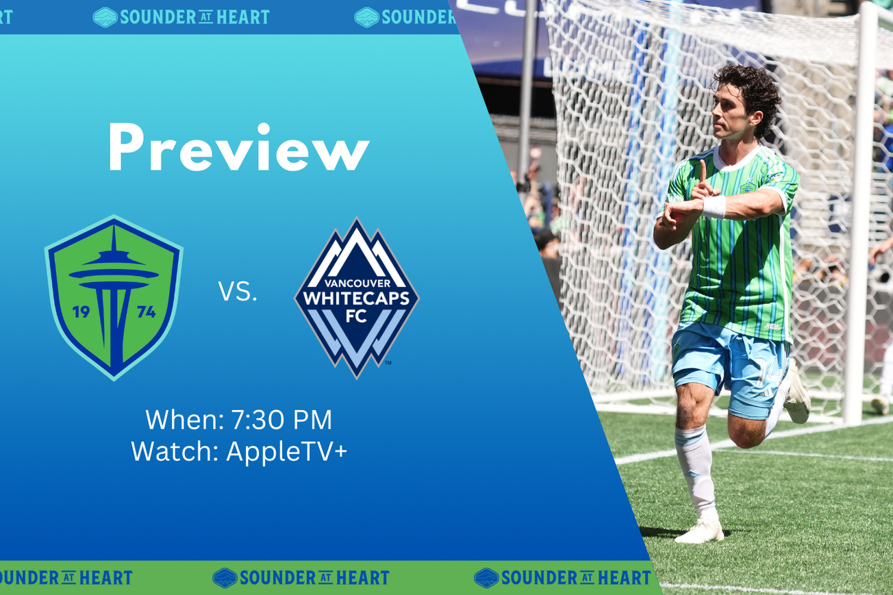 Sounders vs. Whitecaps: Gamethread