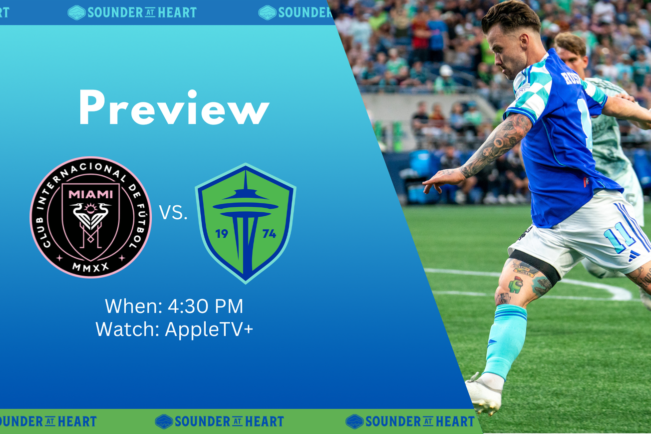 Inter Miami vs. Sounders: Gamethread