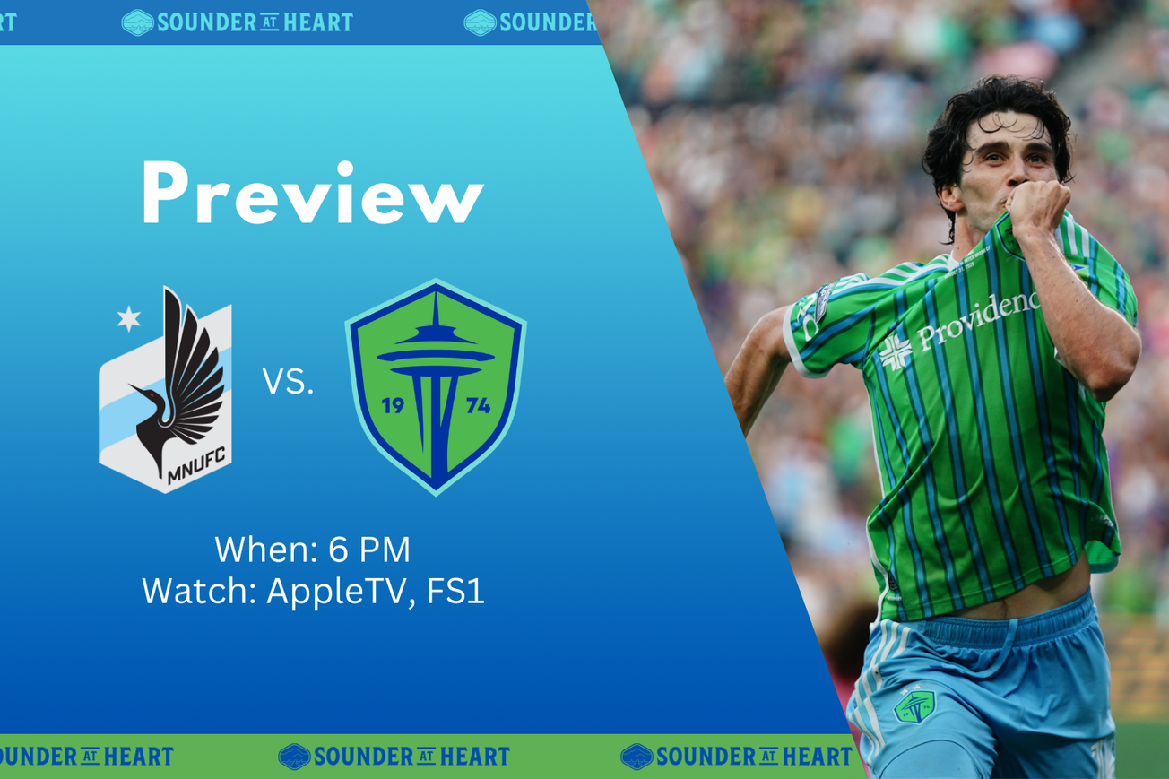 Minnesota United vs. Sounders: Gamethread