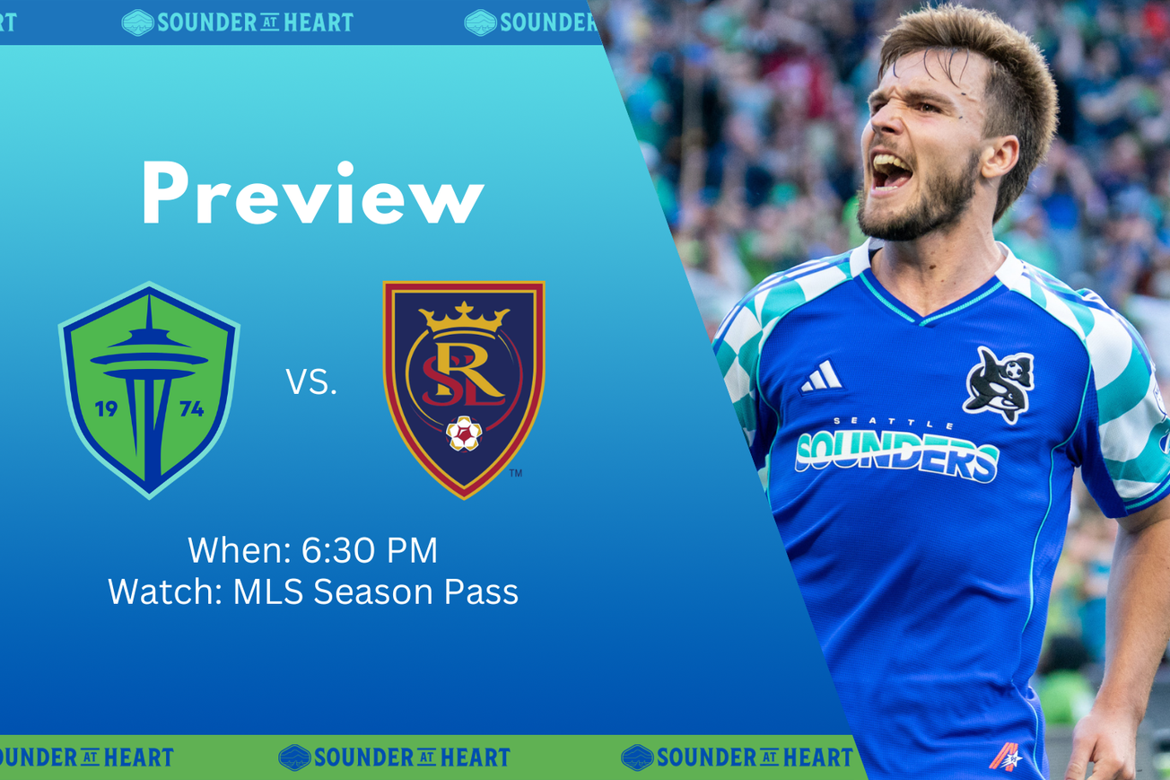 Sounders vs. Real Salt Lake: Gamethread