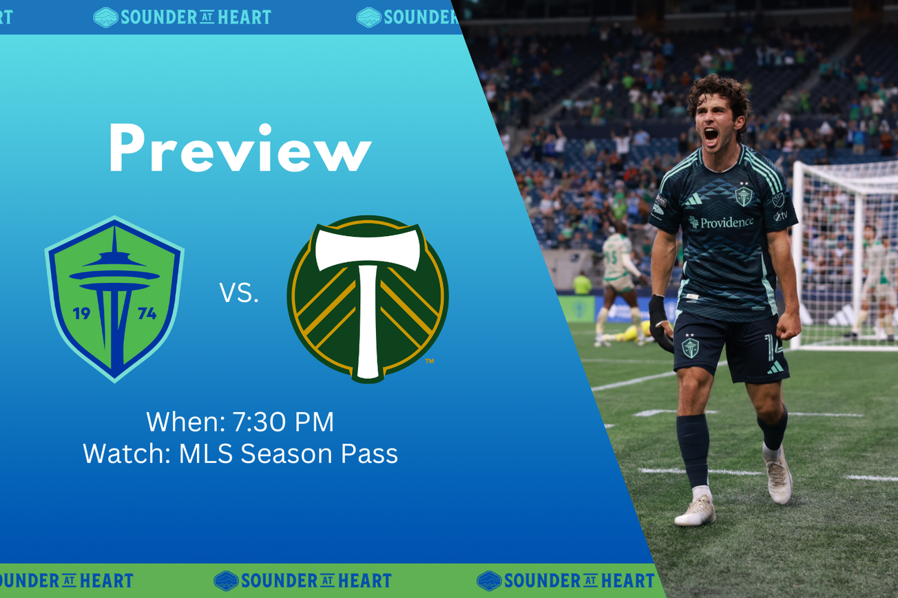 Sounders vs. Timbers: Gamethread