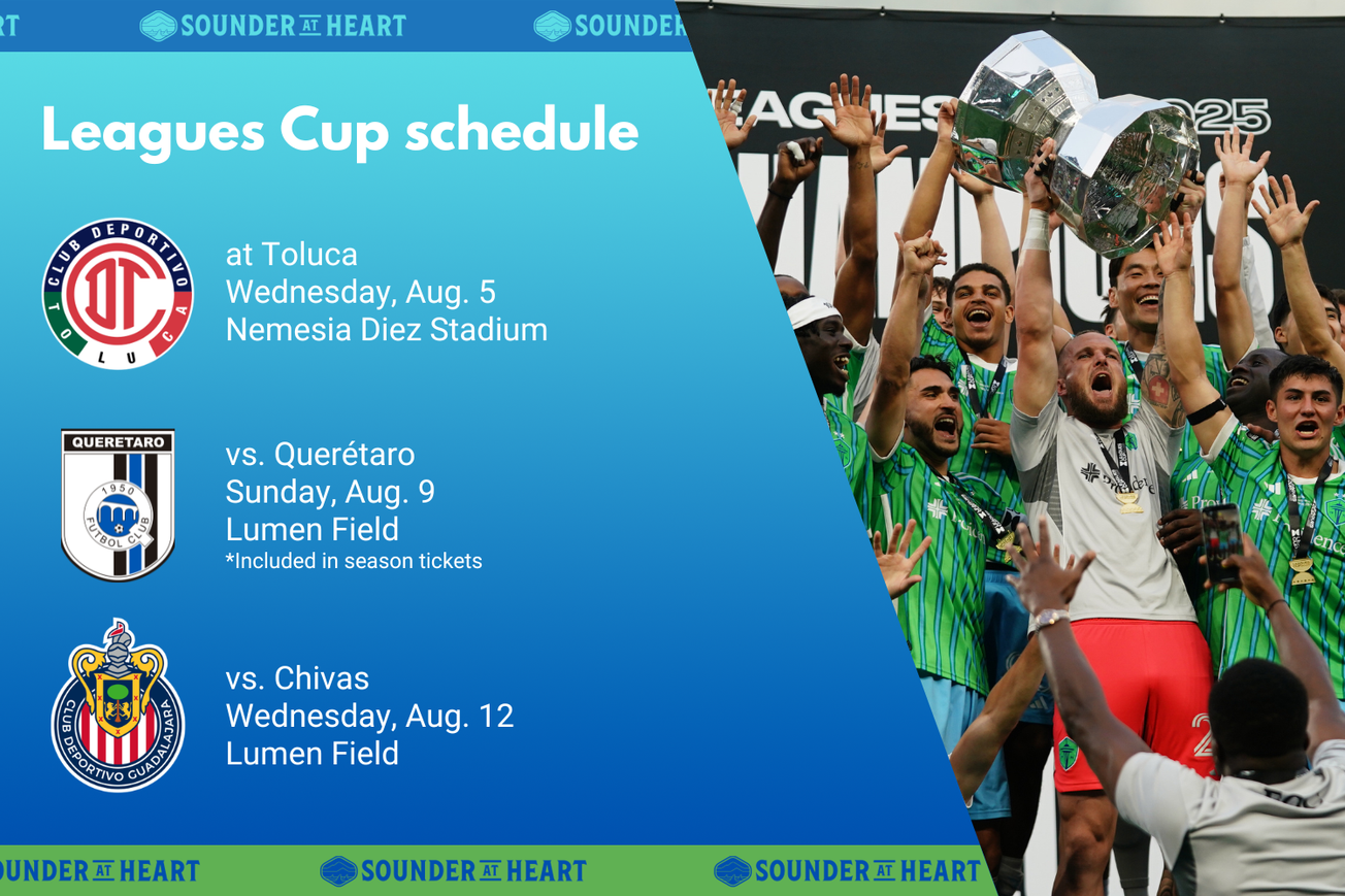 Leagues Cup schedule 2026: Sounders will open in Mexico