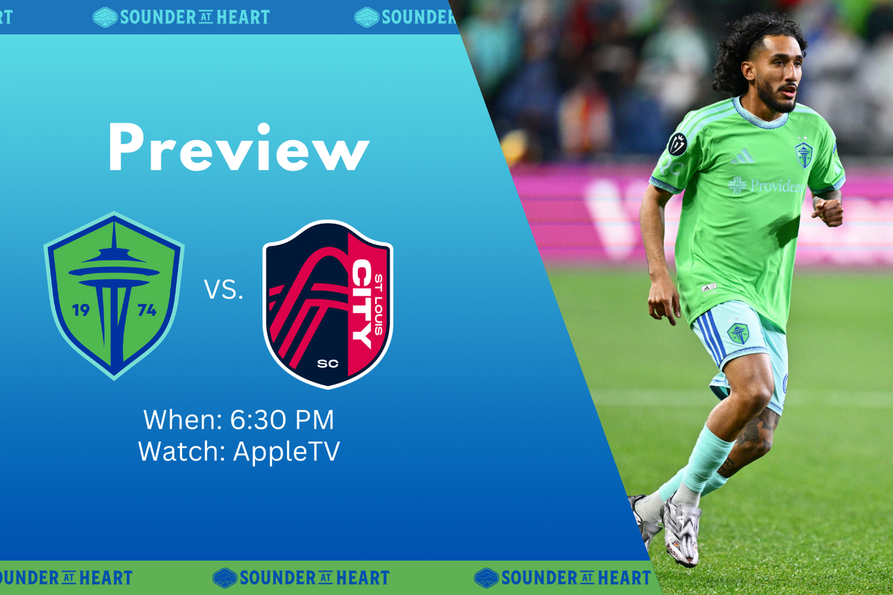 Sounders vs. St. Louis City: Gamethread