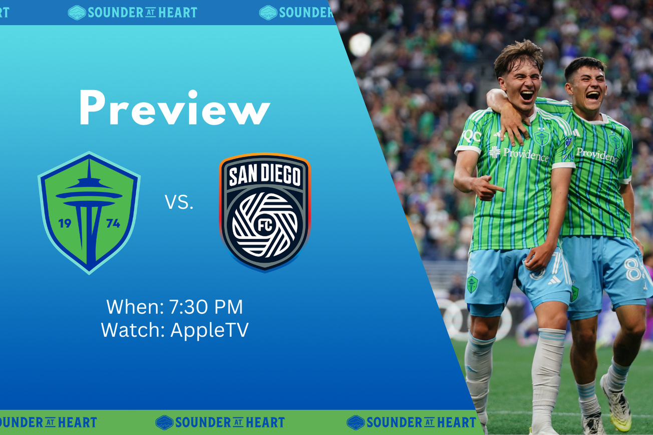 Sounders vs. San Diego FC: Gamethread