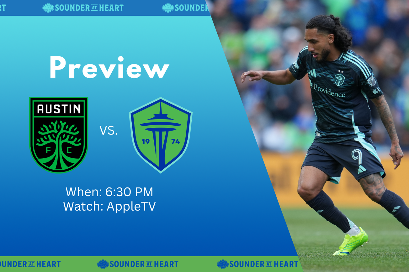 Austin FC vs. Sounders, livestream: Kickoff, lineups, updates