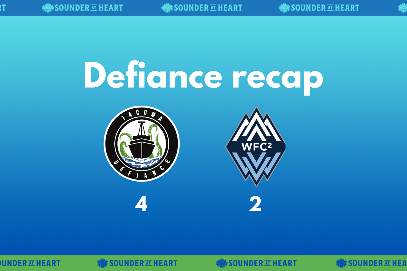 Defiance run over Vancouver Whitecaps 2, win 4-2