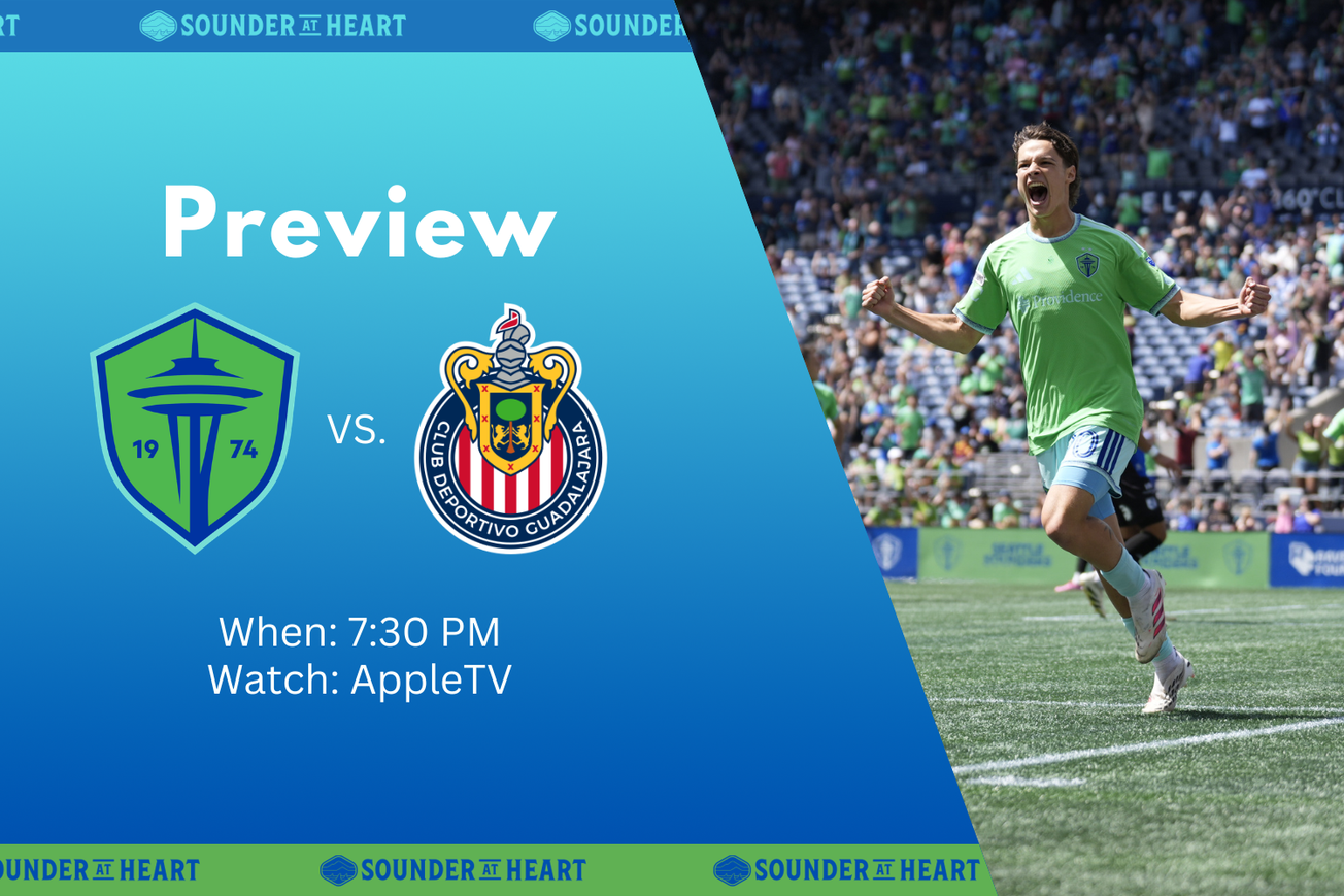 Sounders vs. Chivas: Gamethread