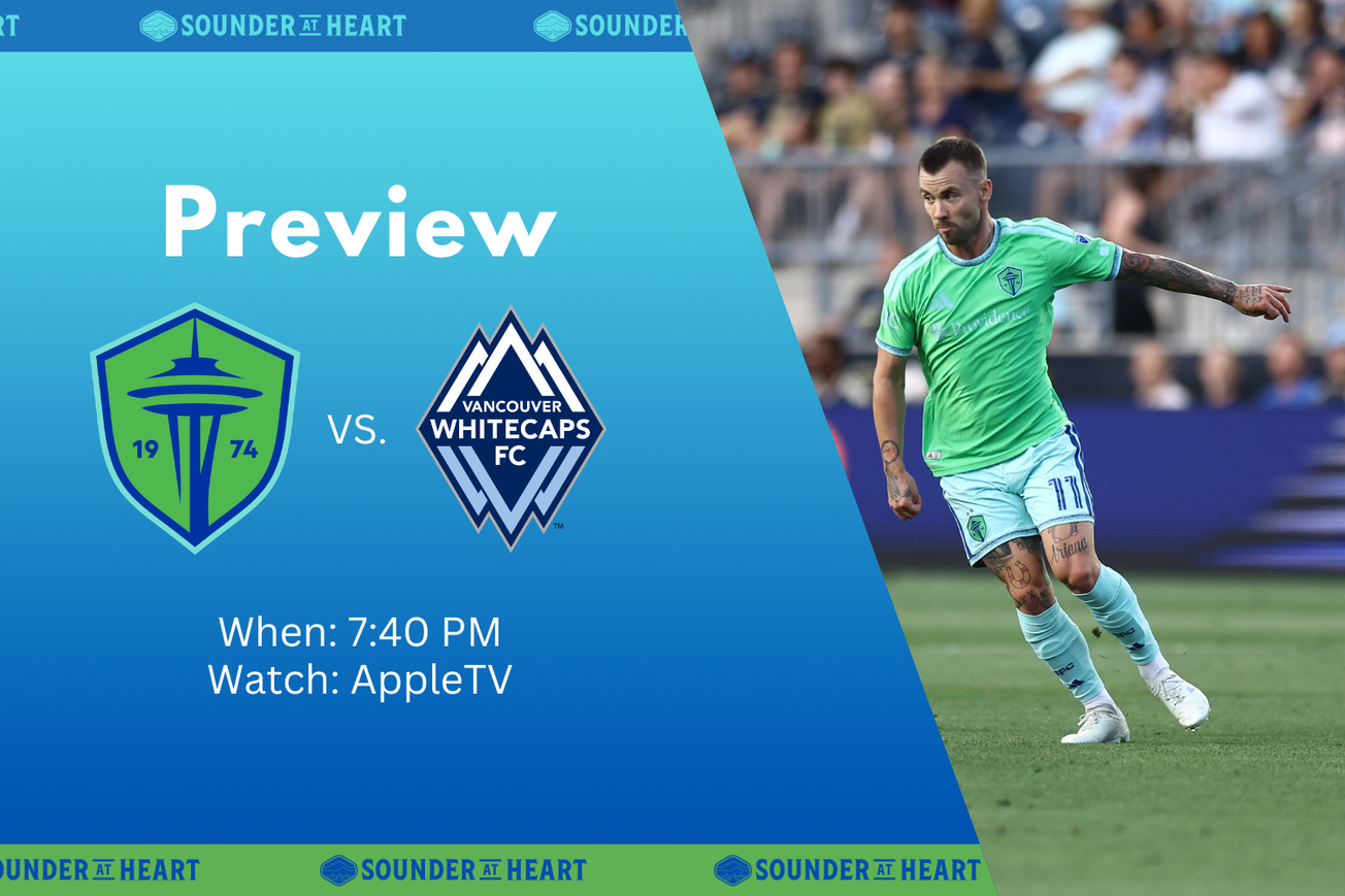 Sounders vs. Whitecaps: Gamethread