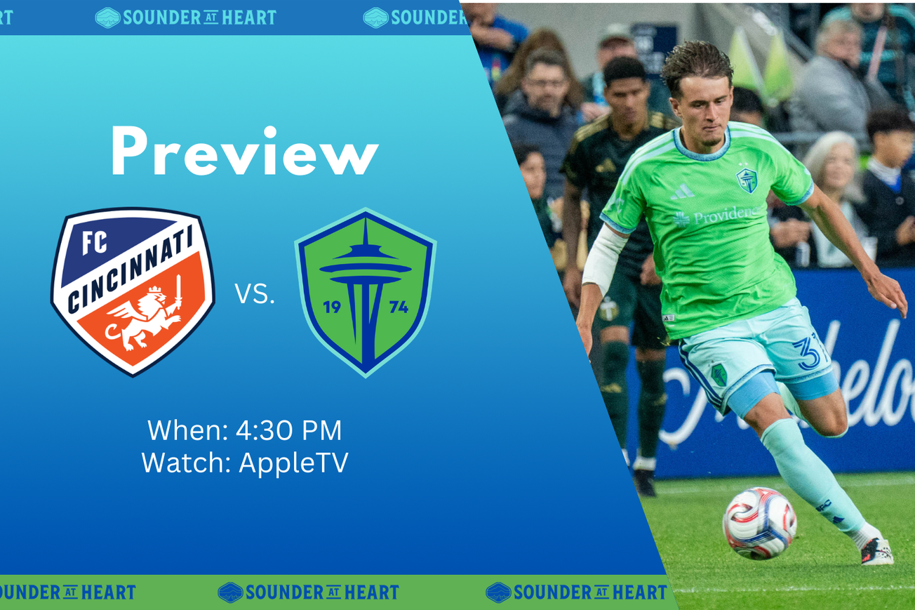 FC Cincinnati vs. Sounders: Gamethread