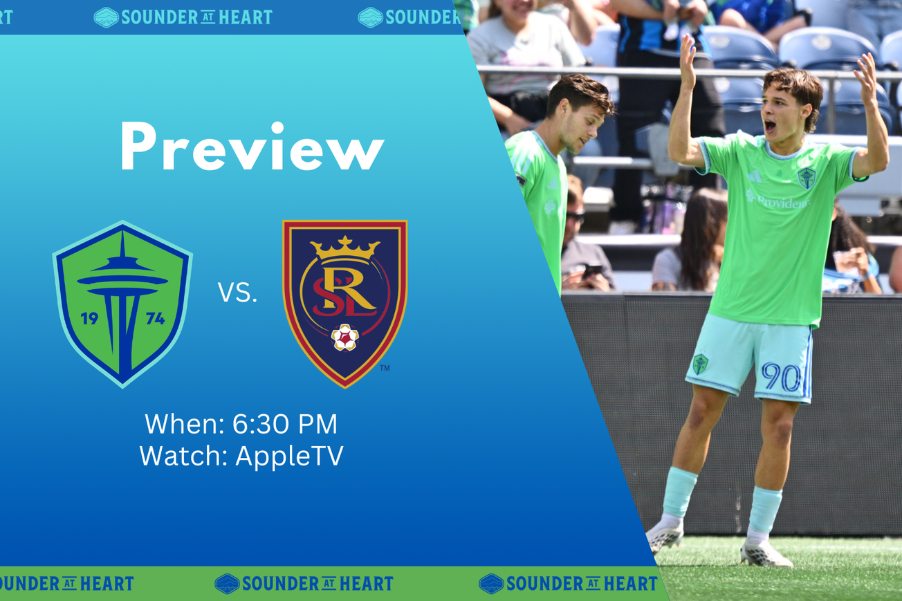 Sounders vs. Real Salt Lake: Gamethread