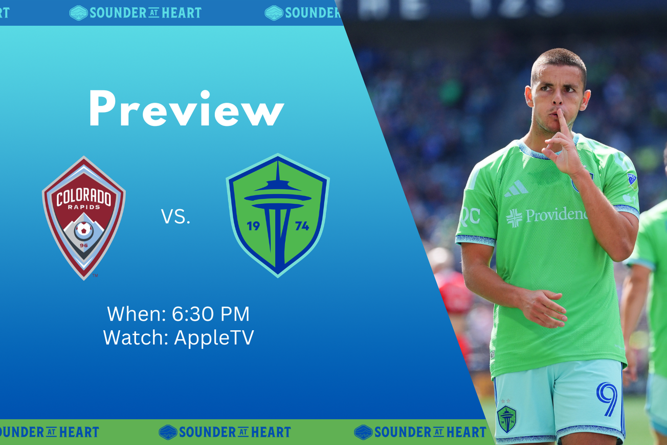 Rapids vs. Sounders, livestream: Kickoff, lineup, updates