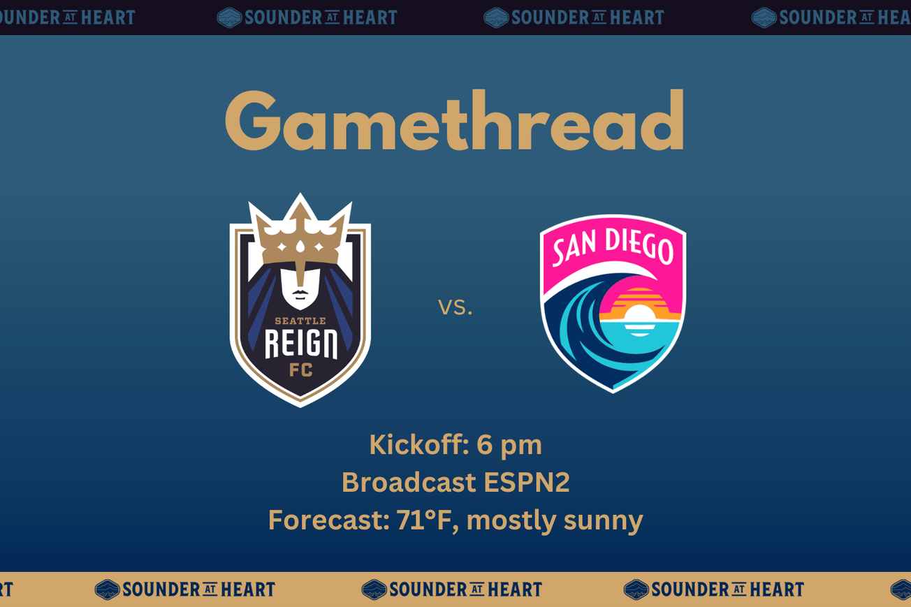 Reign vs Wave gamethread graphic. Kickoff at 6 pm, broadcast on ESPN2, and a forecast of 71 degrees and mostly sunny.