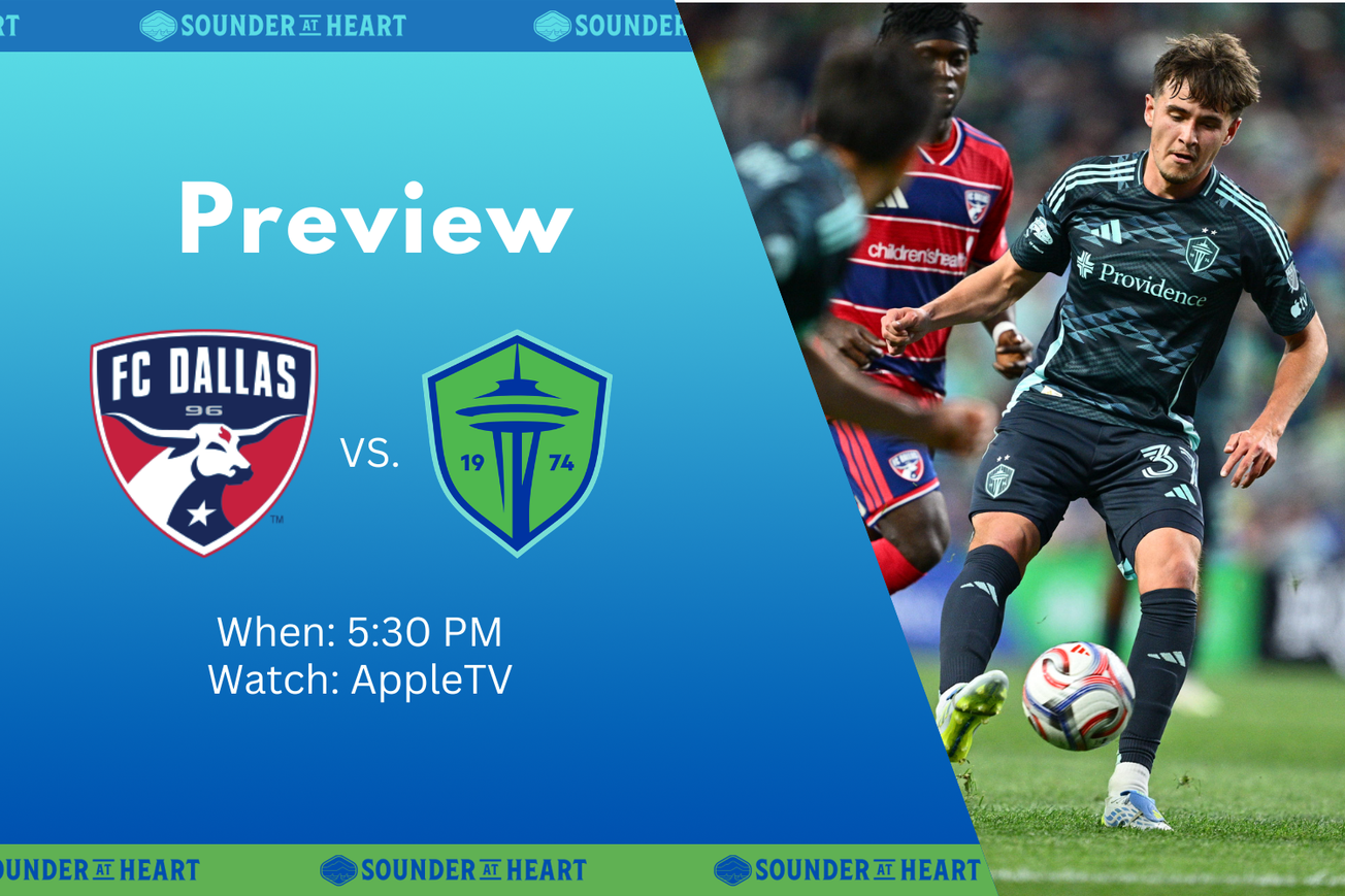 FC Dallas vs. Sounders: Gamethread