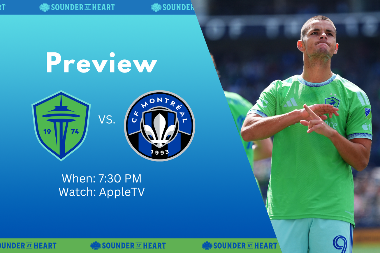 Sounders vs. CF Montreal, livestream: Kickoff, lineups, updates