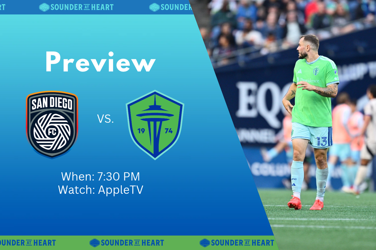 San Diego FC vs. Sounders: Gamethread