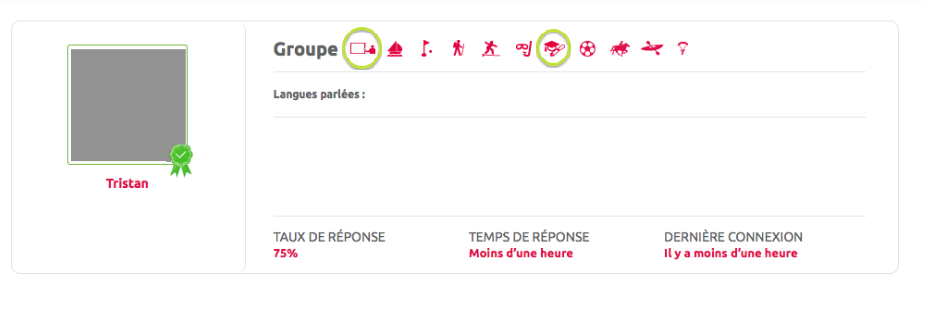 HomeExchange page profil