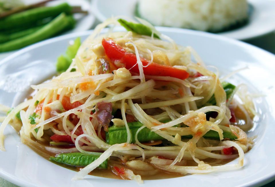 El Som Tam, un plato típico de Tailanda