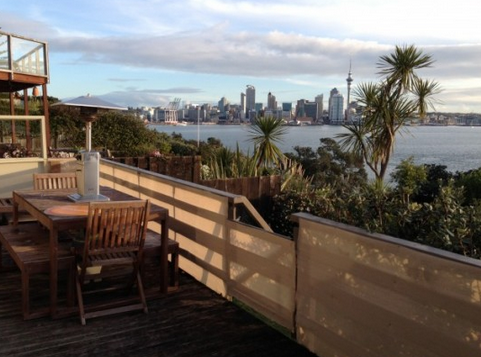 Vista de la ciudad de Auckland