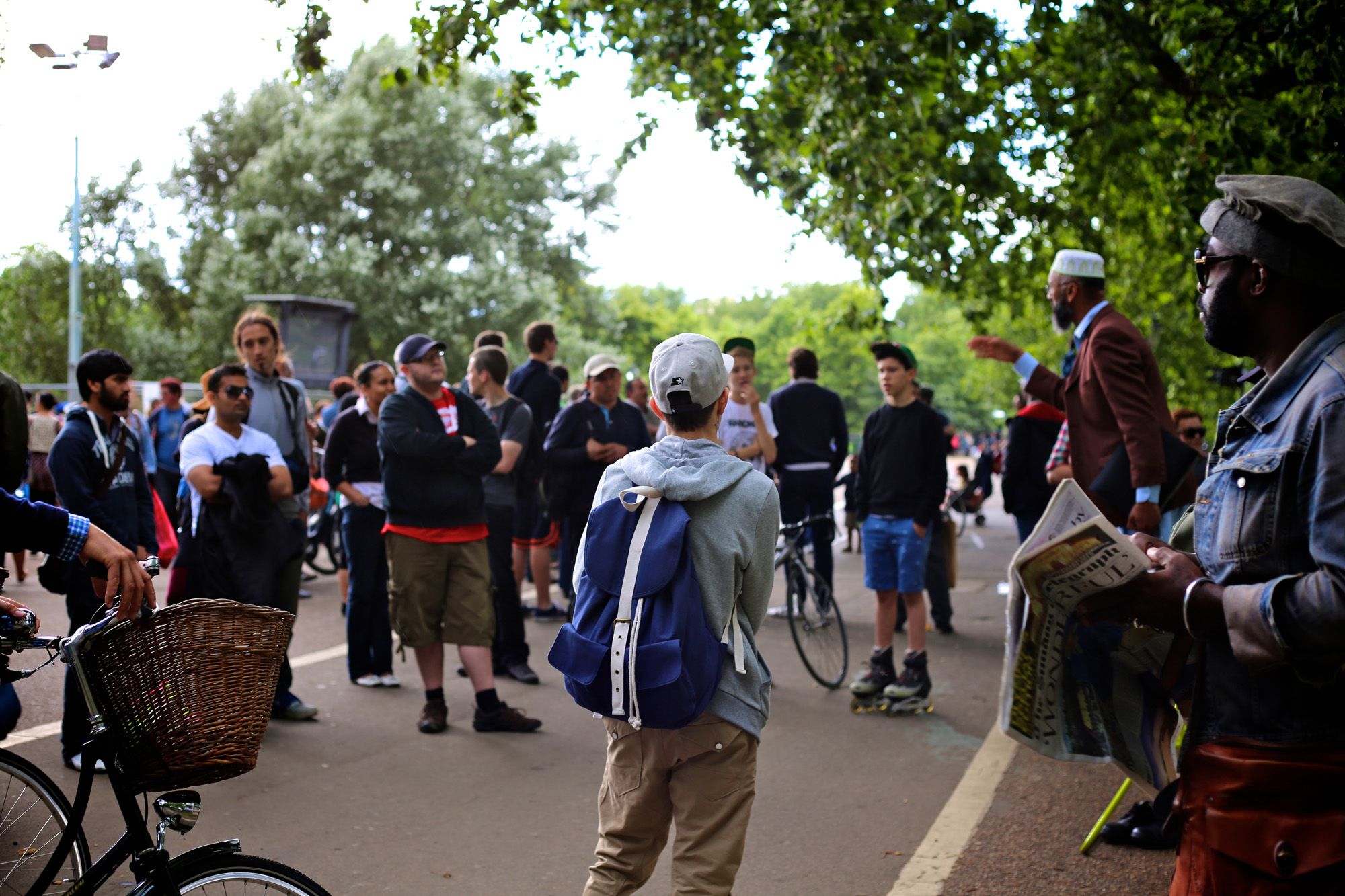 El Speakers Corner en Hyden Park
