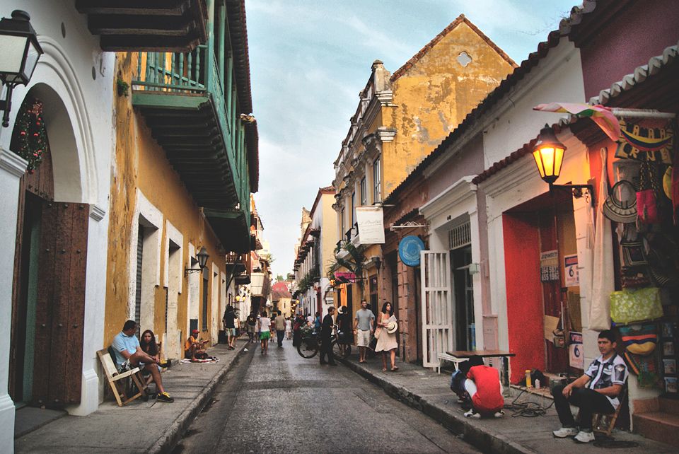 Cartagena, colombia, calles con encanto