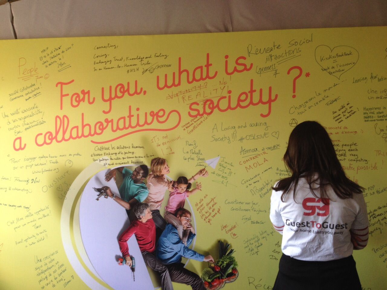 HomeExchange economía colaborativa intercambio de casas OuiShare Fest 2015, MAIF, cabaret sauvage, paris