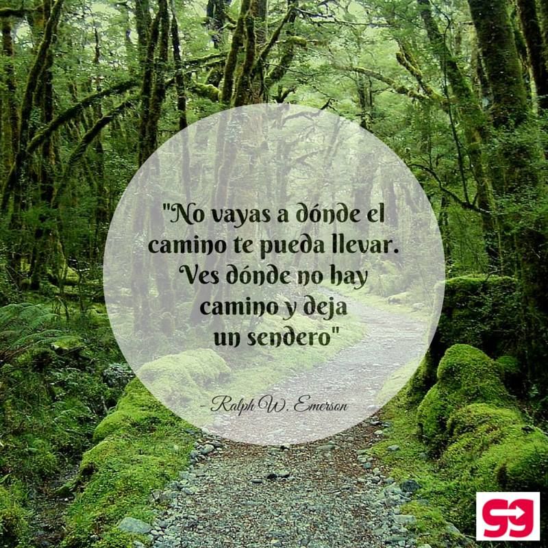 frases de viaje inspiradoras, no vayas a donde el camino te lleve