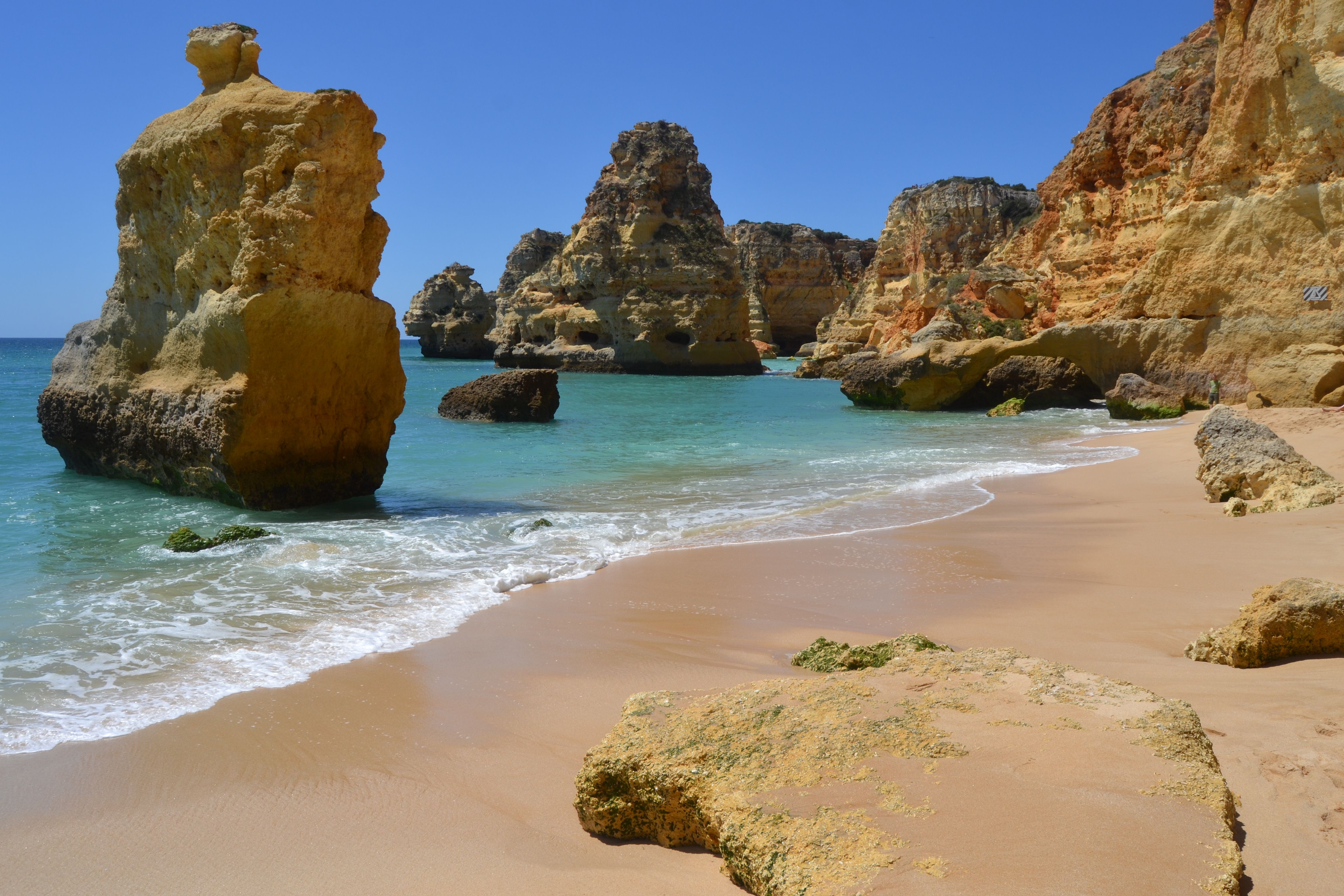 Los destinos más exóticos de Europa Algarve Playa Portugal Sol Australia Arena Playa Fotografías