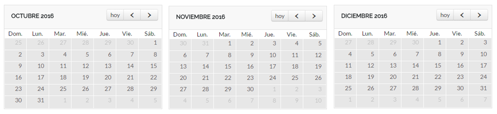 Cómo utilizar el calendario