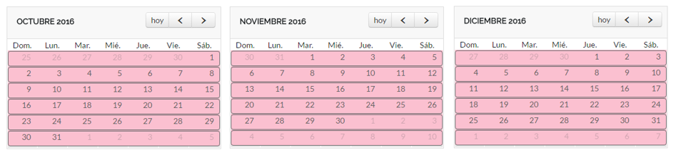 Cómo utilizar el calendario