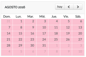 Cómo utilizar el calendario