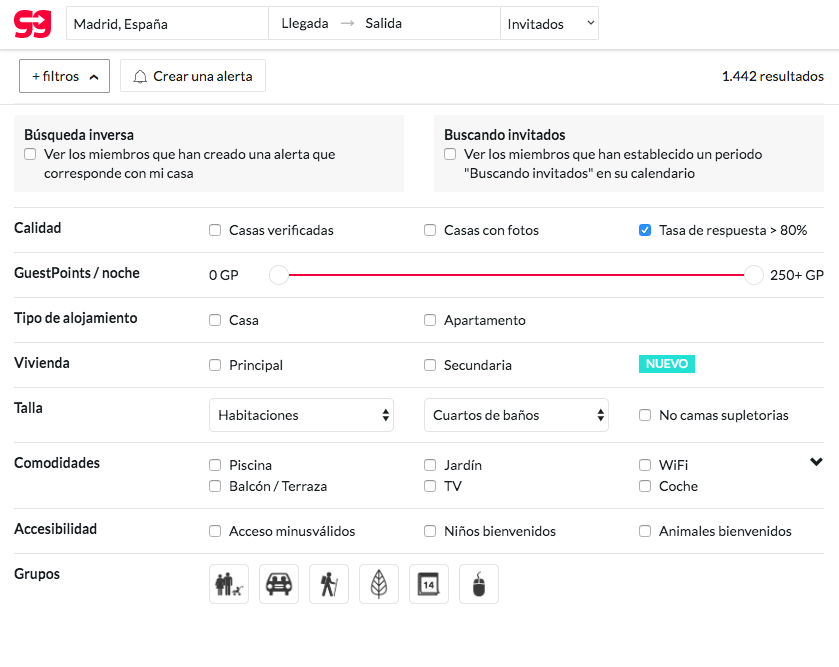 Filtros de Búsqueda