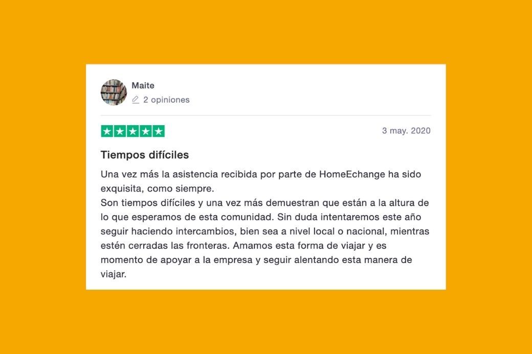Alt Opinion_asistencia_HomeExchange, title Opinion_asistencia_HomeExchange
