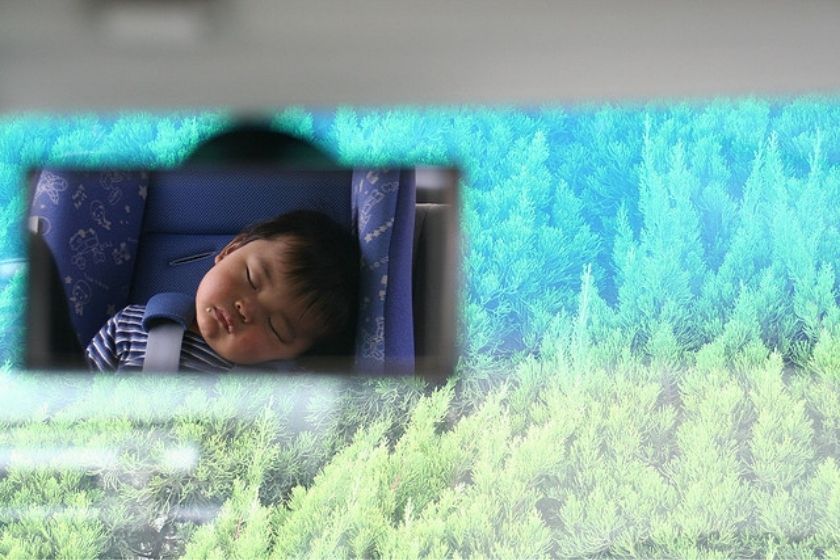 viajar con ninos coche dormir intercambio de casas