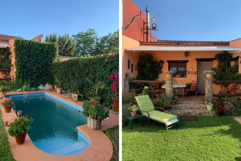 casa con piscina privada en Badajoz