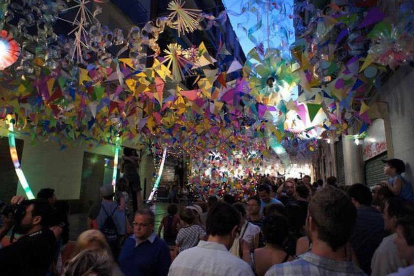 fiestasde gracia en barcelona