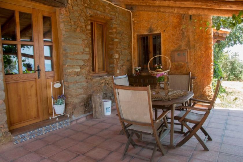 masia catalana, casas en la montaña en Montseny