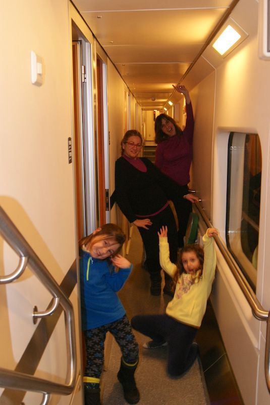 Navidades sorprendentes, viajando en el tren polar expres en finlandia