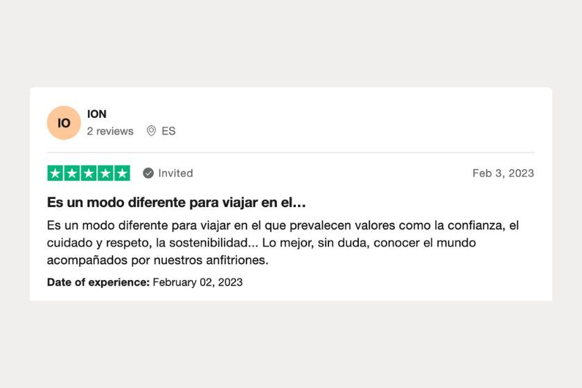 opiniones Trustpilot HomeExchange