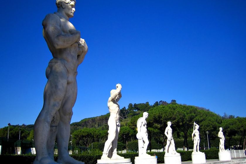 Foro italico en Roma