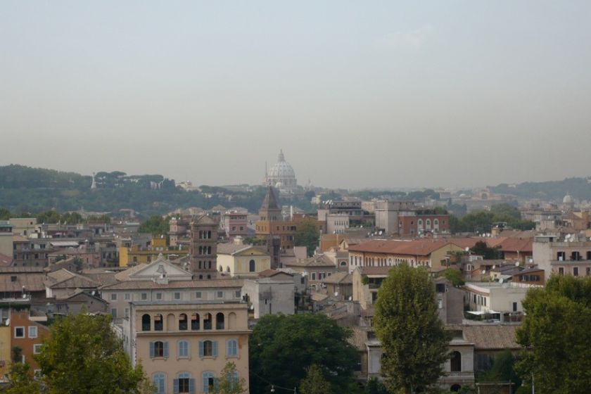 vistas desde el monte aventino