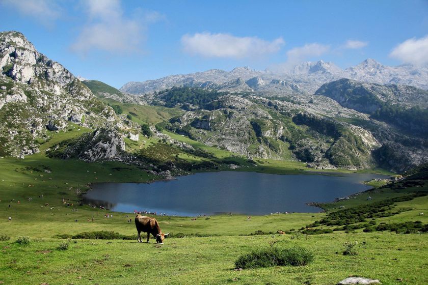 Lagos de Covadonga en Asturias