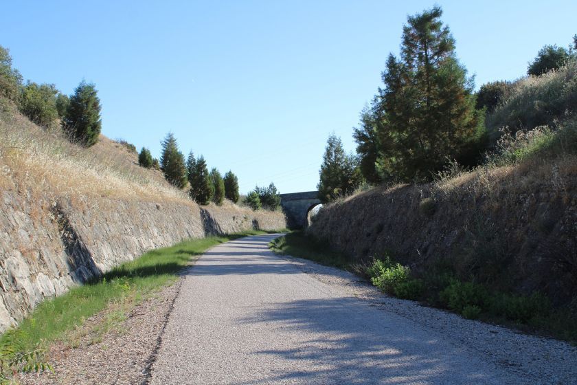 Ruta de la via verde de alcoy en Alicante