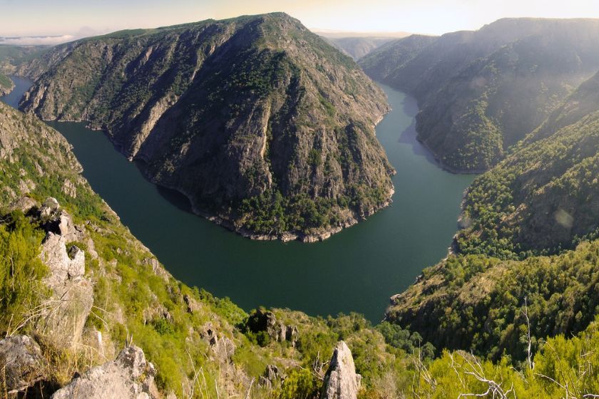 rutas de senderismo en Galicia, rio sil en la Ribeira Sacra
