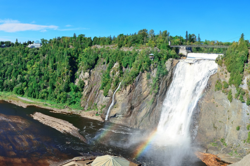 Que ver en Quebec cascada Montmorency