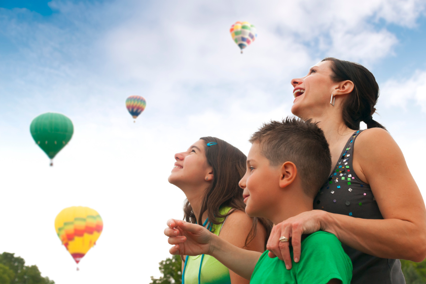 Que ver en Quebec globos aerostáticos