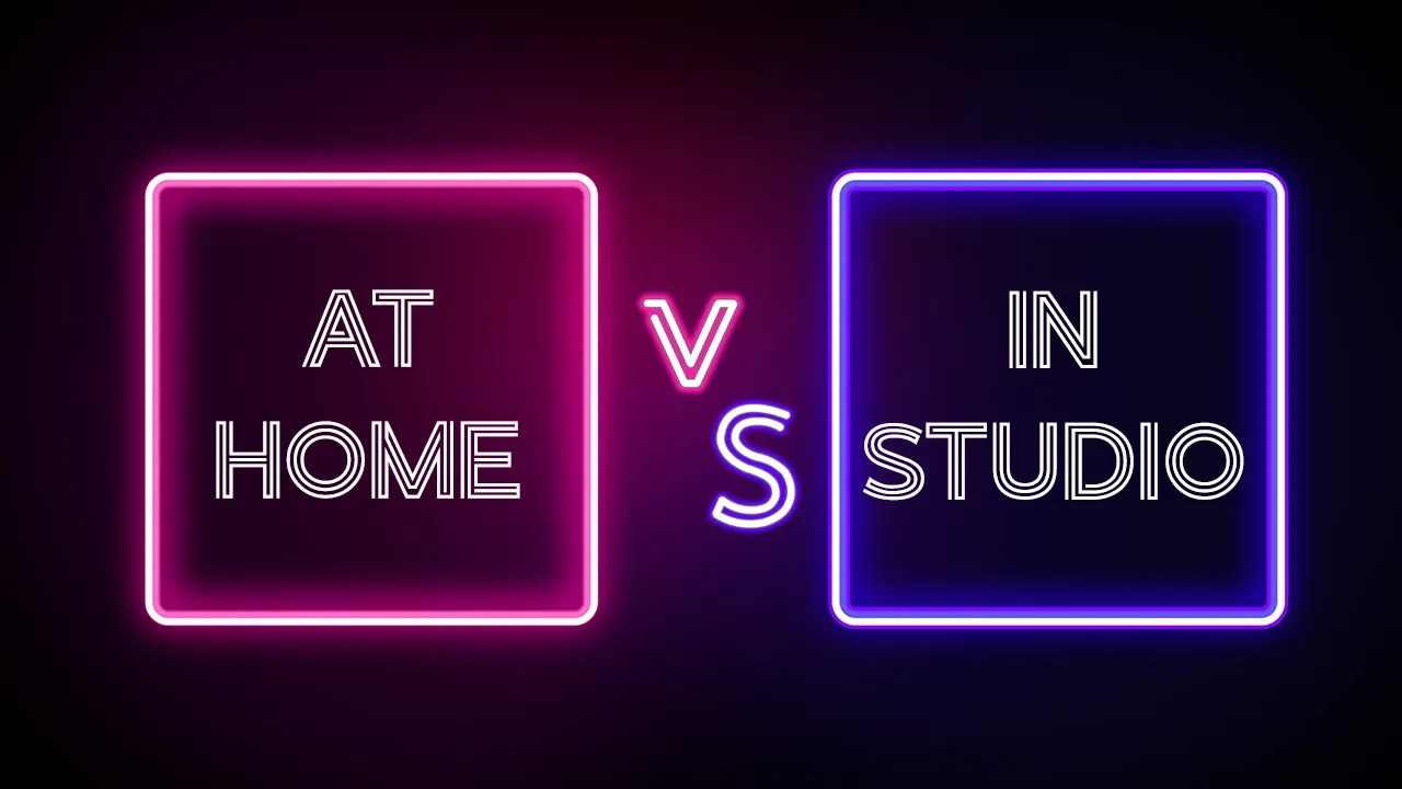 Weighing the Scales: Home Comfort vs. Studio Professionalism