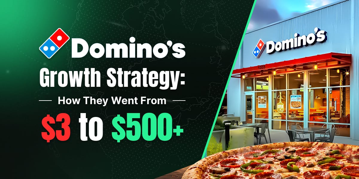 Domino's Pizza Growth Strategy: How They Went From $3 to $500+