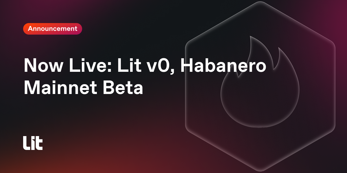 Introducing Decentralized Key Management with Lit v0