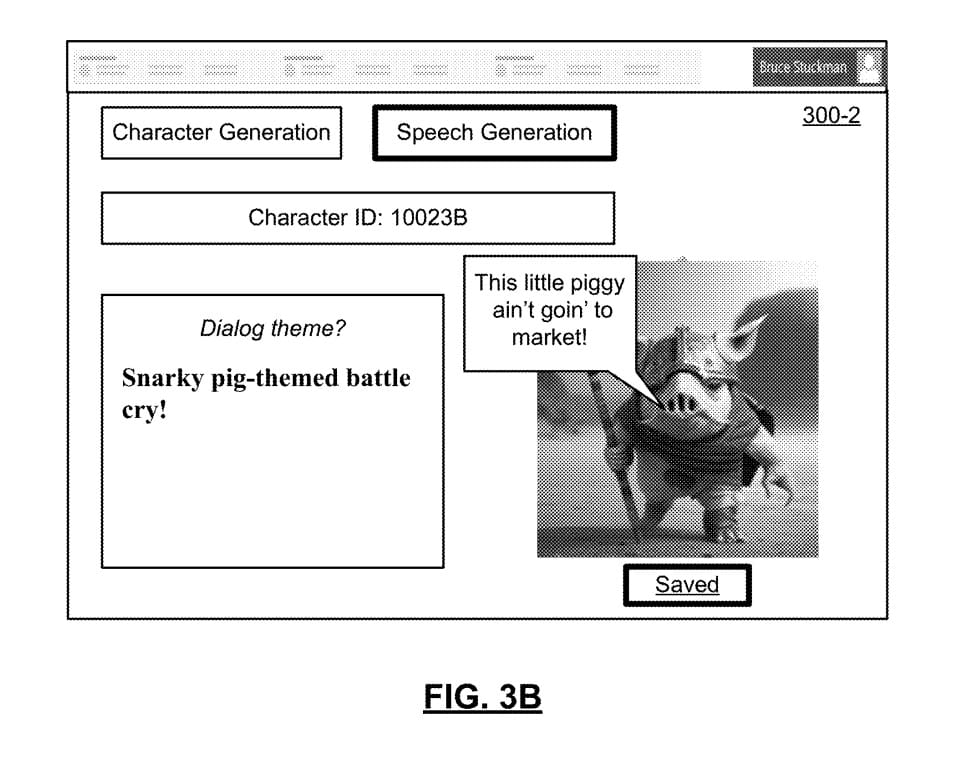 Same picture as above, but now the pig has a voice bubble with the pig saying "This little piggy ain't goin' to market!"