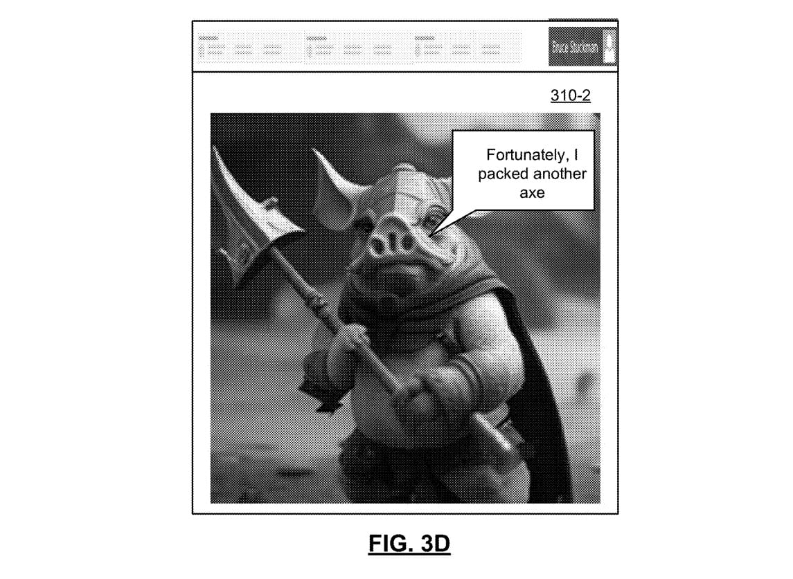 Image of the pig after the "remove most of the armor, make the ears more pronounced" prompt, but now he is saying, "Fortunately, I packed another axe."